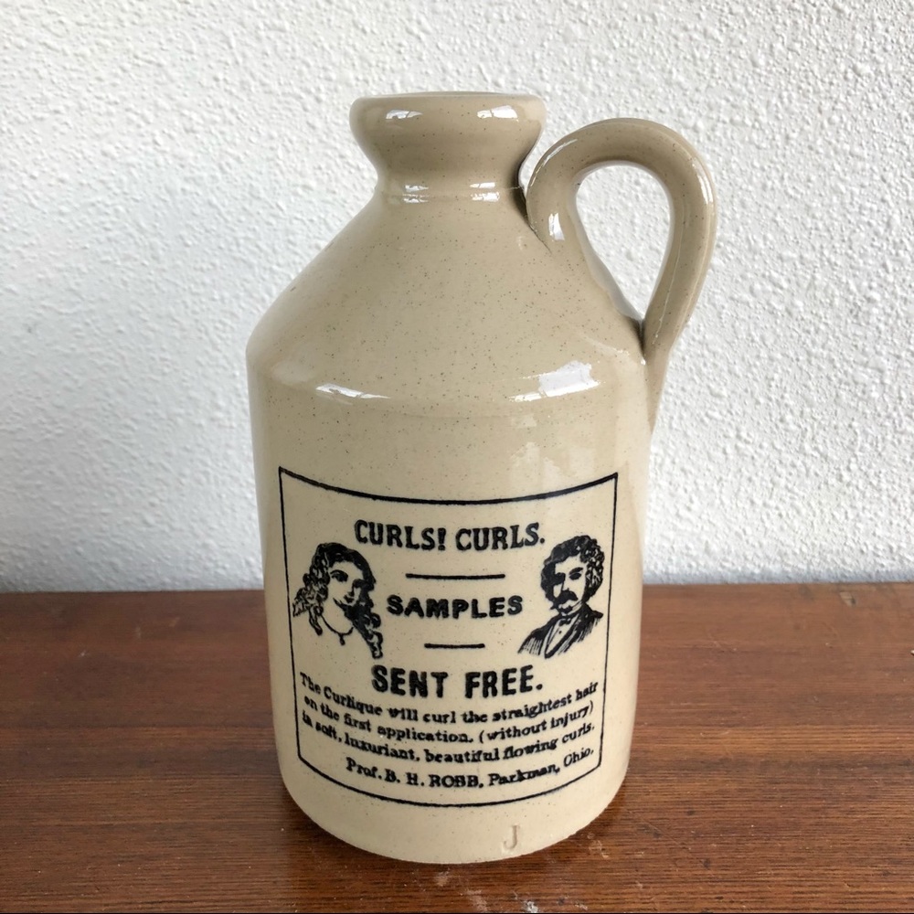 curls! curls. vintage jug made in england